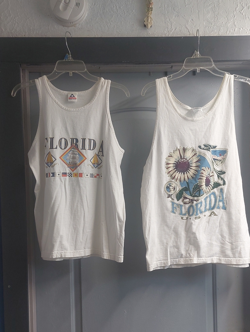 Florida Graphic Tank Top - White
